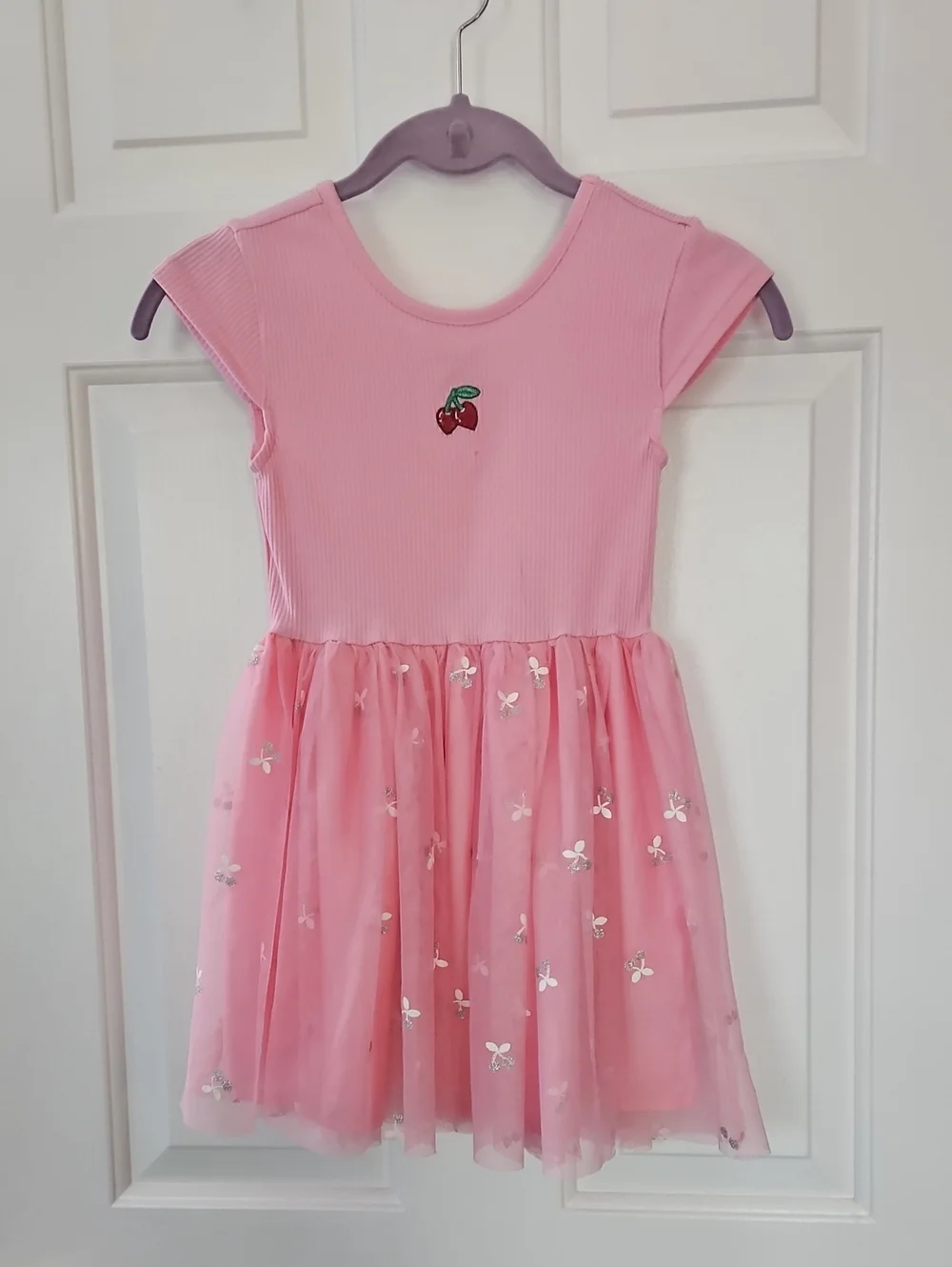 Old Navy Pink Cherry Tulle Skirt Kids Dress